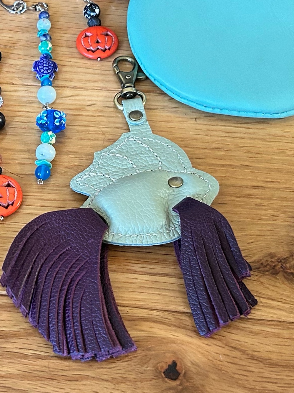 Portland leather betta fish flair